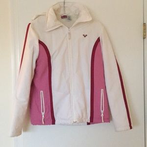 Roxy Pink and White Winter Coat